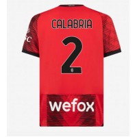 Camisa de time de futebol AC Milan Davide Calabria #2 Replicas 1º Equipamento 2023-24 Manga Curta